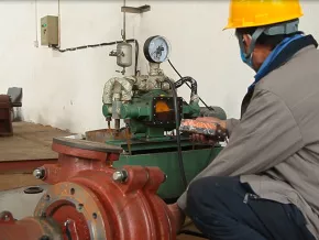 渣浆泵试水