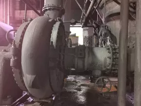 G型砂砾泵在钢厂除渣使用